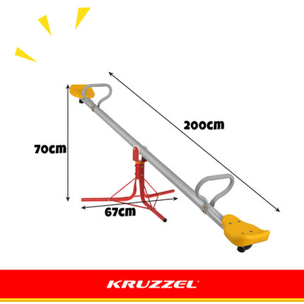 Kruzzel 2-in-1 Tuinschommel - Wipwap & Draaimolen - 75 kg