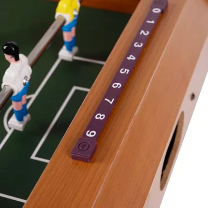 Kruzzel Tafelvoetbalspel - Compact Voetbalspel - 12 Spelers