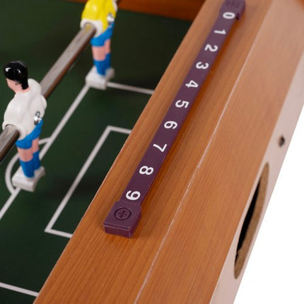 Kruzzel Tafelvoetbalspel - Compact Voetbalspel - 12 Spelers