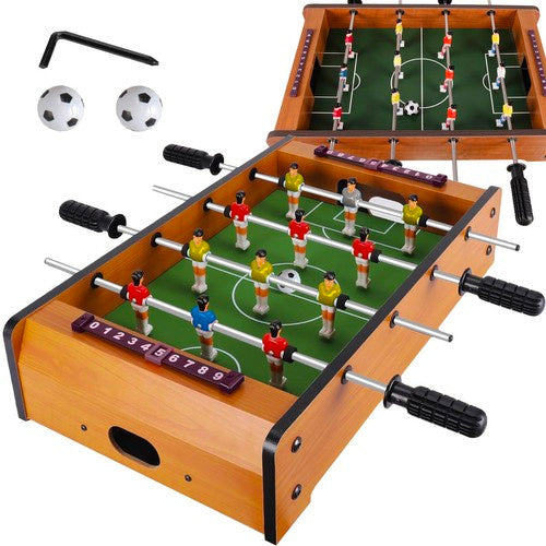 Kruzzel Tafelvoetbalspel - Compact Voetbalspel - 12 Spelers