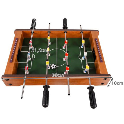 Kruzzel Tafelvoetbalspel - Compact Voetbalspel - 12 Spelers