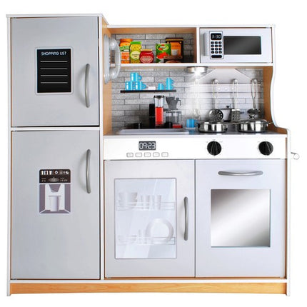 Kruzzel Houten Speelkeuken - Luxe Kinderkeuken met LED en Accessoires
