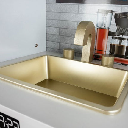 Kruzzel Houten Speelkeuken - Luxe Kinderkeuken met LED en Accessoires - Wit