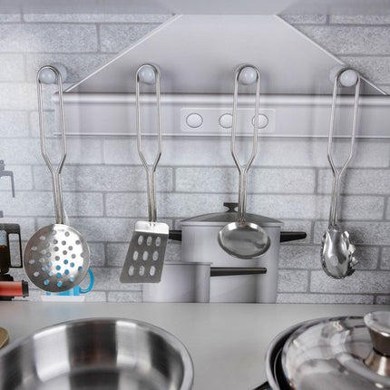 Kruzzel Houten Speelkeuken - Luxe Kinderkeuken met LED en Accessoires - Wit