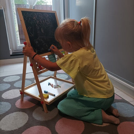 Educatief Houten Tekenbord 6-in-1 voor Kinderen
