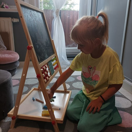 Educatief Houten Tekenbord 6-in-1 voor Kinderen