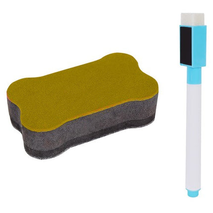Kruzzel Dubbelzijdig Houten Schoolbord - 6-in-1 Educatief Bord