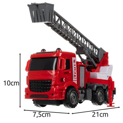 6-in-1 Brandweerwagenset XXL