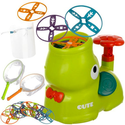 Kruzzel Vliegende Schijven Werper - Outdoor Speelgoedset met Bril