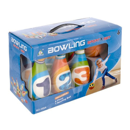 Kruzzel Kinder Bowling Set - 6-Delig - Zacht PU-Schuim