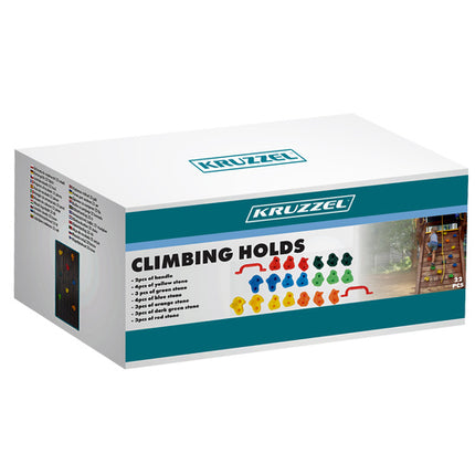 Kruzzel Klimstenen Set - 22-Delig - Voor Klimwand - Veilig & Duurzaam
