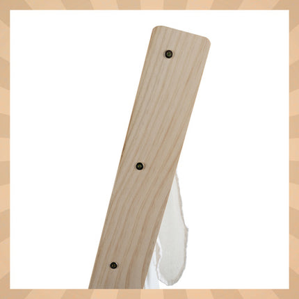 Kruzzel Kinderboekenrek - 6 Planken - Hout & Stof - 79 x 62,5 x 30 cm