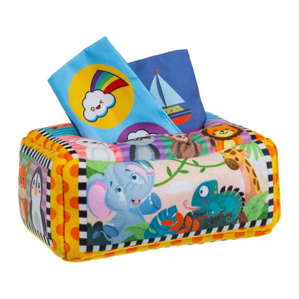 Kruzzel Sensorische Tissuebox - Montessori Sorteerbox voor Baby's