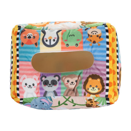 Kruzzel Sensorische Tissuebox - Montessori Sorteerbox voor Baby's