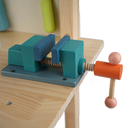 Kruzzel Houten Werkbank - 3-in-1 Gereedschapsset voor Kinderen