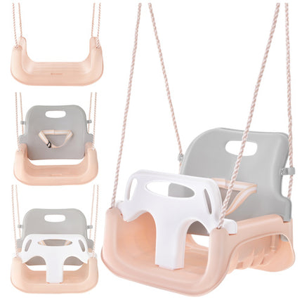 Kruzzel 3-in-1 Kinderschommel - Groeimodel - Grijs/Beige