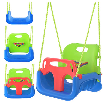 Kruzzel 3-in-1 Kinderschommel - Groeimodel - Groen/Blauw