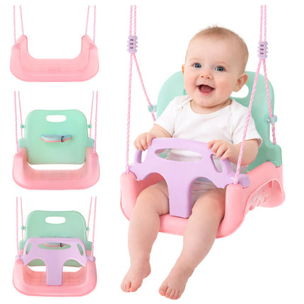 Kruzzel 3-in-1 Kinderschommel - Groeimodel - Pastel