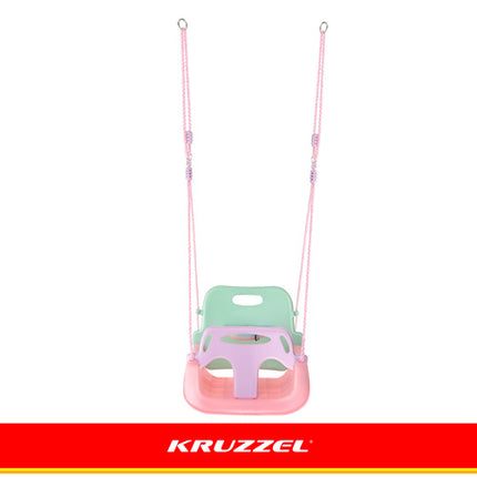 Kruzzel 3-in-1 Kinderschommel - Groeimodel - Pastel