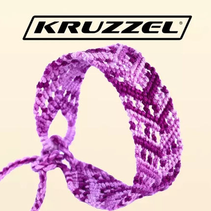 Kruzzel Armbanden Maakset - 9 Kleuren Borduurzijde - Inclusief Vlecht discs