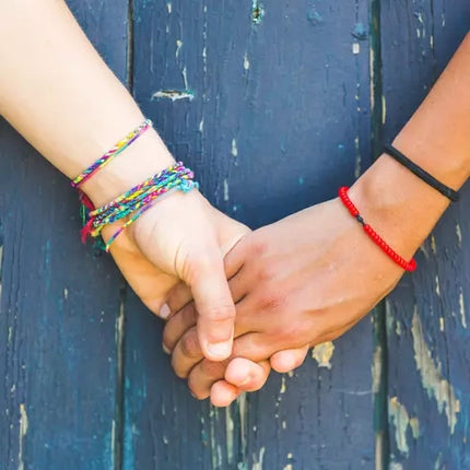 Kruzzel Armbanden Maakset - 9 Kleuren Borduurzijde - Inclusief Vlecht discs