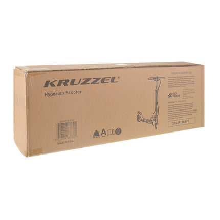 Kruzzel Hyperion B Step - 200 mm Wielen - Inklapbaar - Zwart/Wit