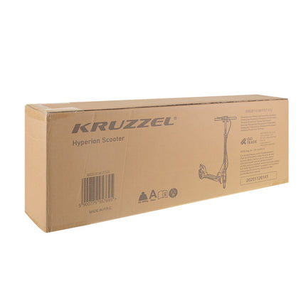 Kruzzel Hyperion Step - 200 mm Wielen - Inklapbaar - Zwart/Wit