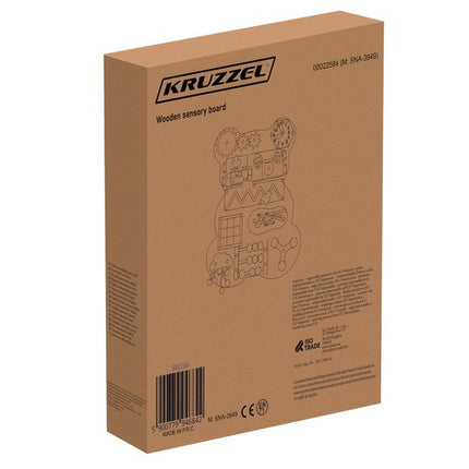 Kruzzel Beren Manipulatiebord - 10-in-1 Educatief Speelgoed