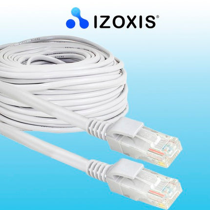 Izoxis LAN Netwerkkabel - 30 Meter - RJ45 - Zwart