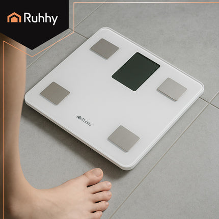 Ruhhy Analytische Badkamerweegschaal - Smart - 226 kg - Wit