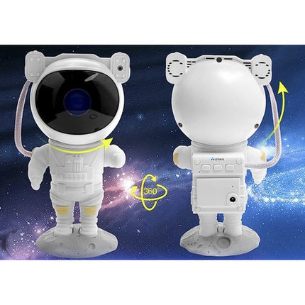 Izoxis Astronaut Sterrenprojector - LED Nachtlamp - 8 Lichtmodi