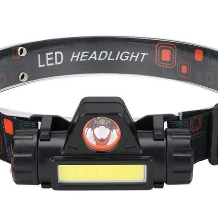 4-in-1 LED USB Hoofdlamp L18371 – Met Magneet – COB & CREE LED – Oplaadbaar