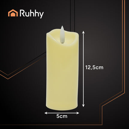 Ruhhy LED Grafkaarsjes - 4-delig - 12,5 x 5 cm - Warm Wit
