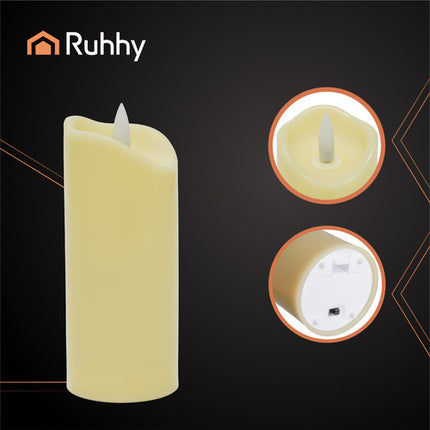 Ruhhy LED Grafkaarsjes - 4-delig - 12,5 x 5 cm - Warm Wit