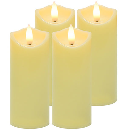 Ruhhy LED Grafkaarsjes - 4-delig - 12,5 x 5 cm - Warm Wit