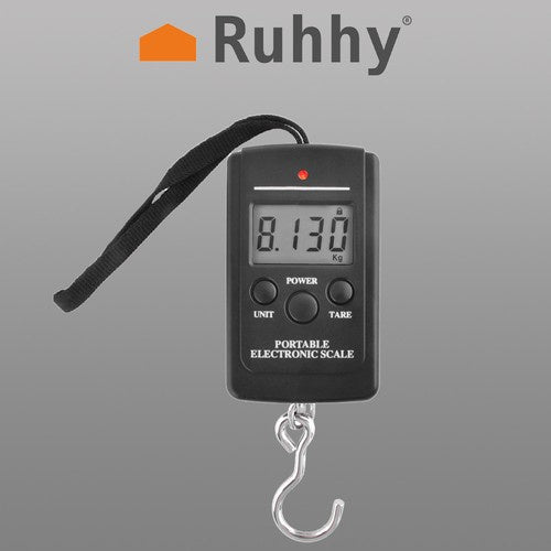 Ruhhy Digitale Bagageweegschaal - 40 kg - LED Display - Zwart
