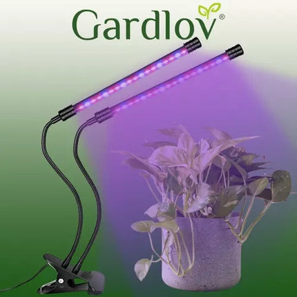 Gardlov LED Groeilamp - 2 Panelen - 40 LED - Met Timer & Afstandsbediening