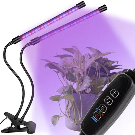 Gardlov LED Groeilamp - 2 Panelen - 40 LED - Met Timer & Afstandsbediening