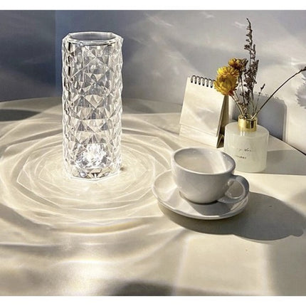 Izoxis 22518 Kristal Tafellamp - Rozenprojector - 16 Kleuren - USB