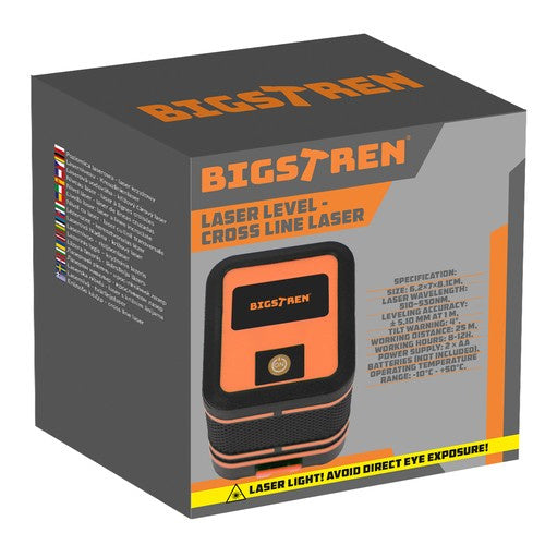 Bigstren Kruislijnlaser - Groene Laser - Zelfnivellerend - Inclusief Houder & Koffer