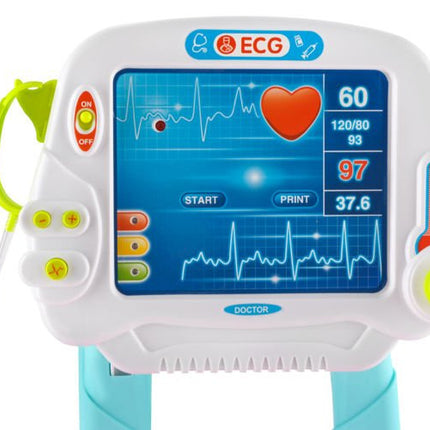 Kruzzel Little Doctor Set - Medische Dokterstrolley - 18-Delig - Roze