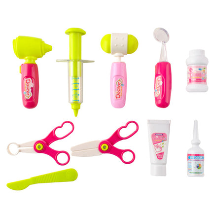 Kruzzel Little Doctor Set - Dokterskar met Medische Accessoires - Roze
