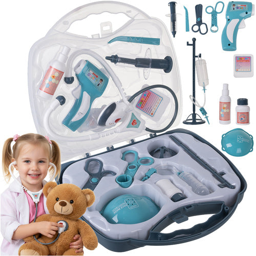 Iso Trade Little Doctor Set - 13-Delig - Dokterskoffer met Geluid