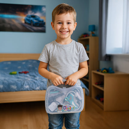 Iso Trade Little Doctor Set - 13-Delig - Dokterskoffer met Geluid