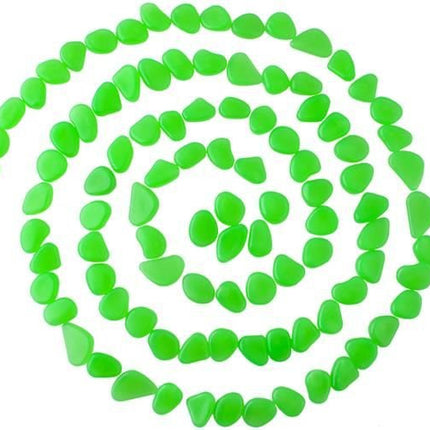 Gardlov Lichtgevende Stenen - 100 Stuks - Fluorescerend Groen