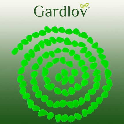 Gardlov Lichtgevende Stenen - 100 Stuks - Fluorescerend Groen
