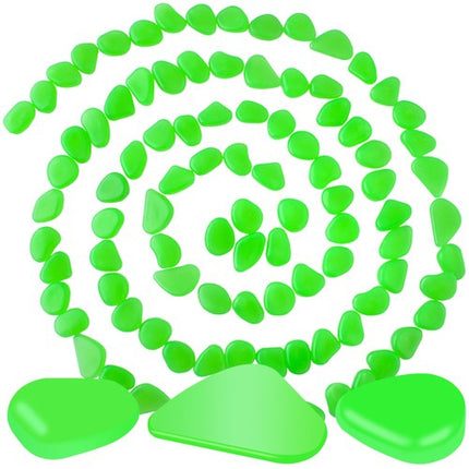 Gardlov Lichtgevende Stenen - 100 Stuks - Fluorescerend Groen