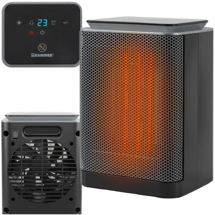 Kaminer Lumni Keramische Heater - 1500W - PTC - Zwart