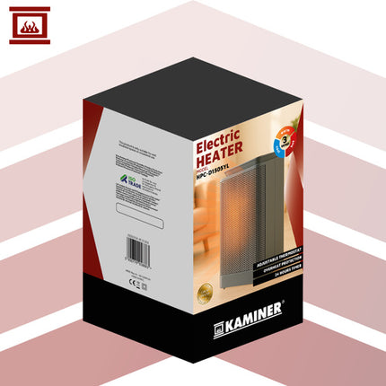Kaminer Lumni Keramische Heater - 1500W - PTC - Zwart