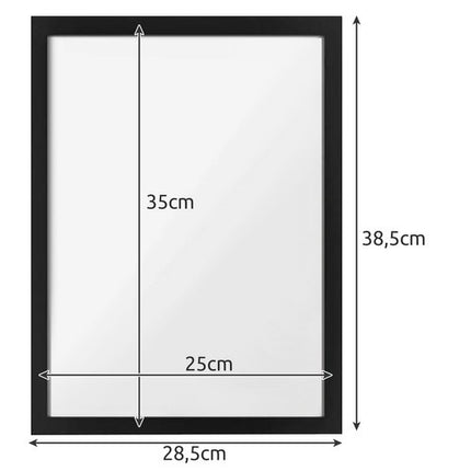 Malatec Magnetische Wissellijst - 30 x 40 cm - 2 Stuks - Zwart